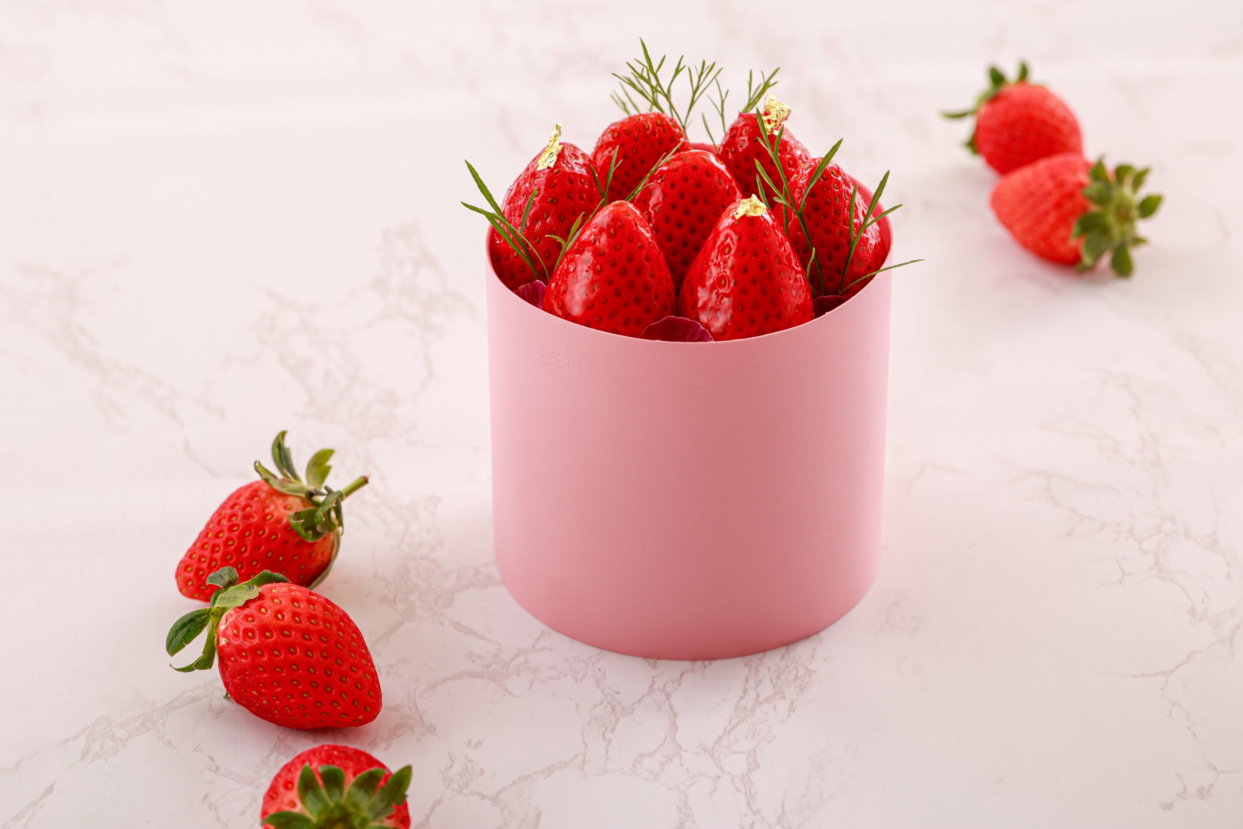 Cake of the Month - Ebb and Flow - Strawberry Cake